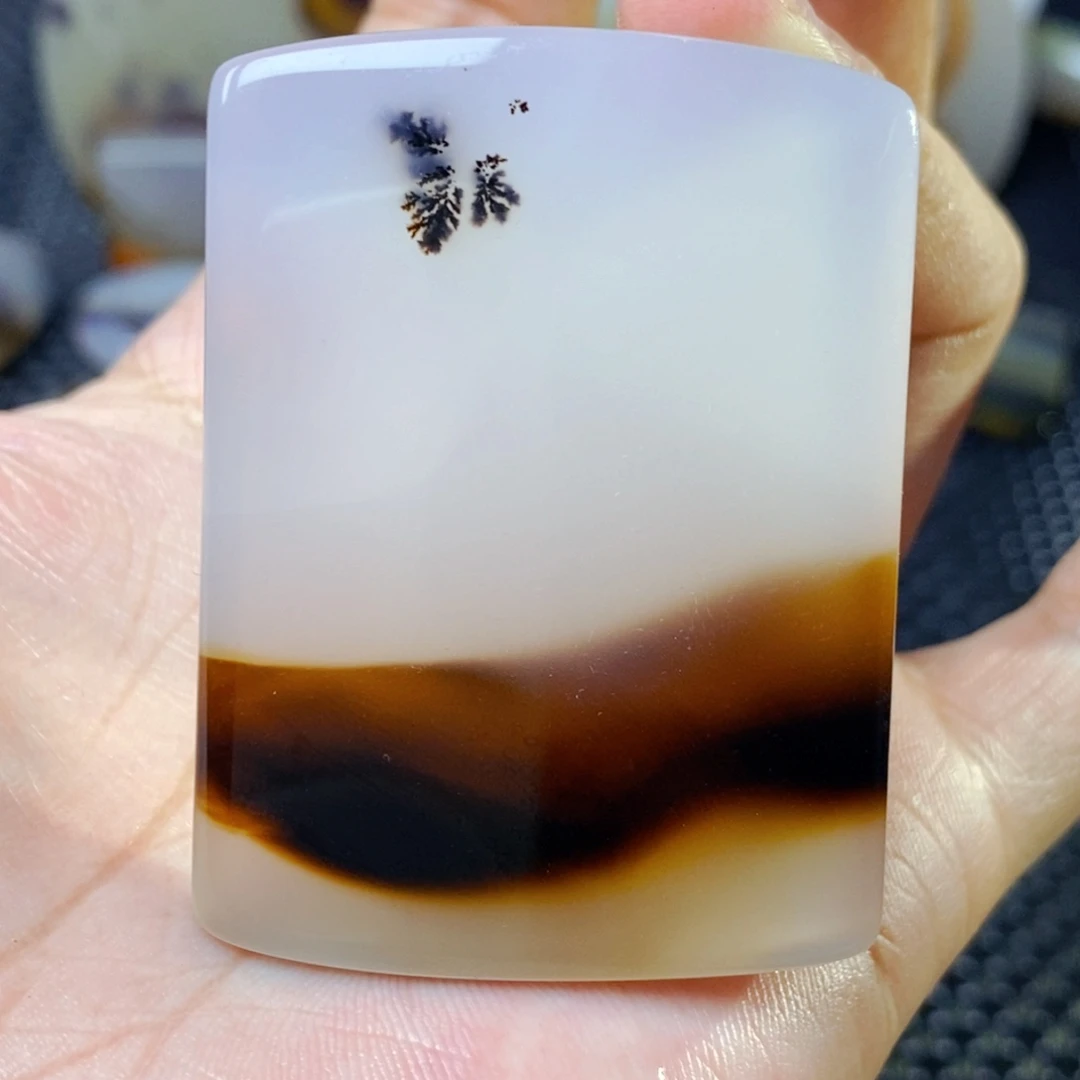 未镶嵌玛瑙/玉髓珠宝半成品