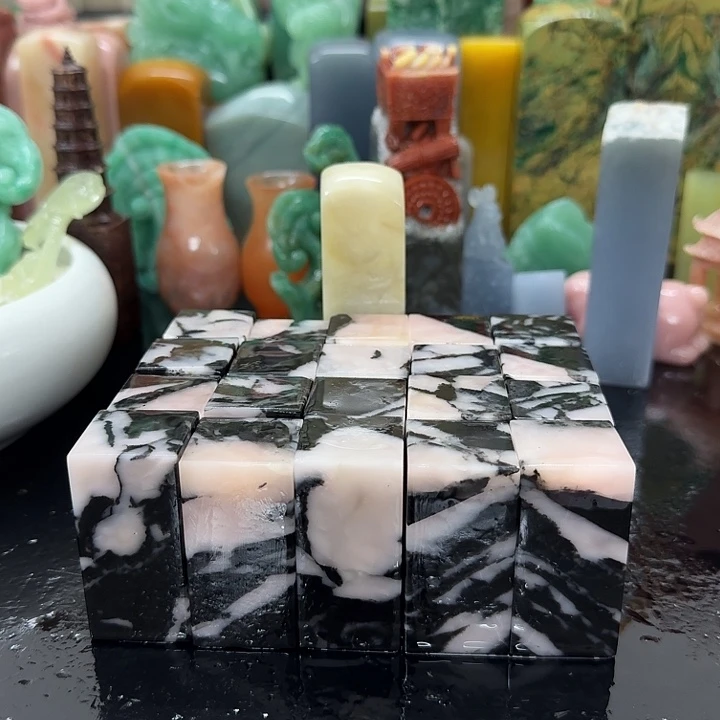 小***6青田石混合各种石