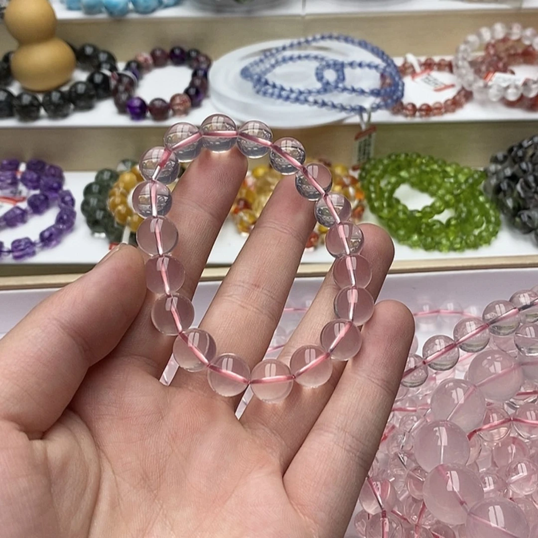 【闪购商品】水晶手链未镶嵌动***者天然粉水