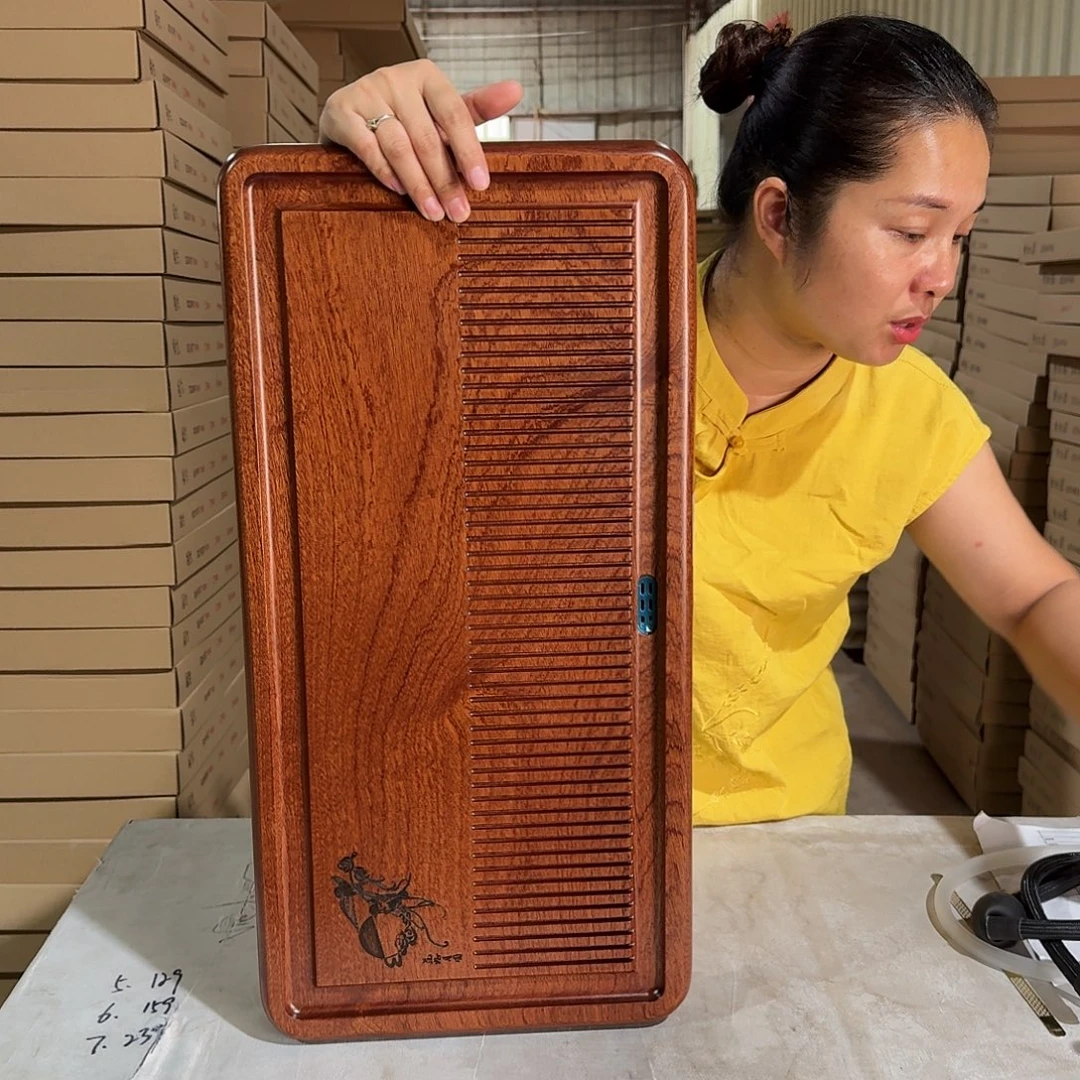 花梨木茶盘60*30尺寸