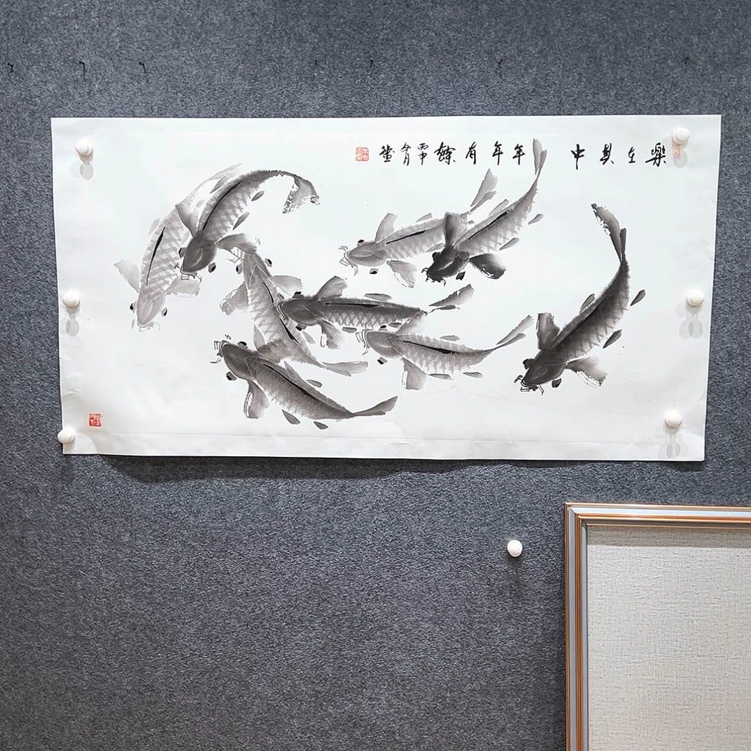 国画纯手绘系列画心