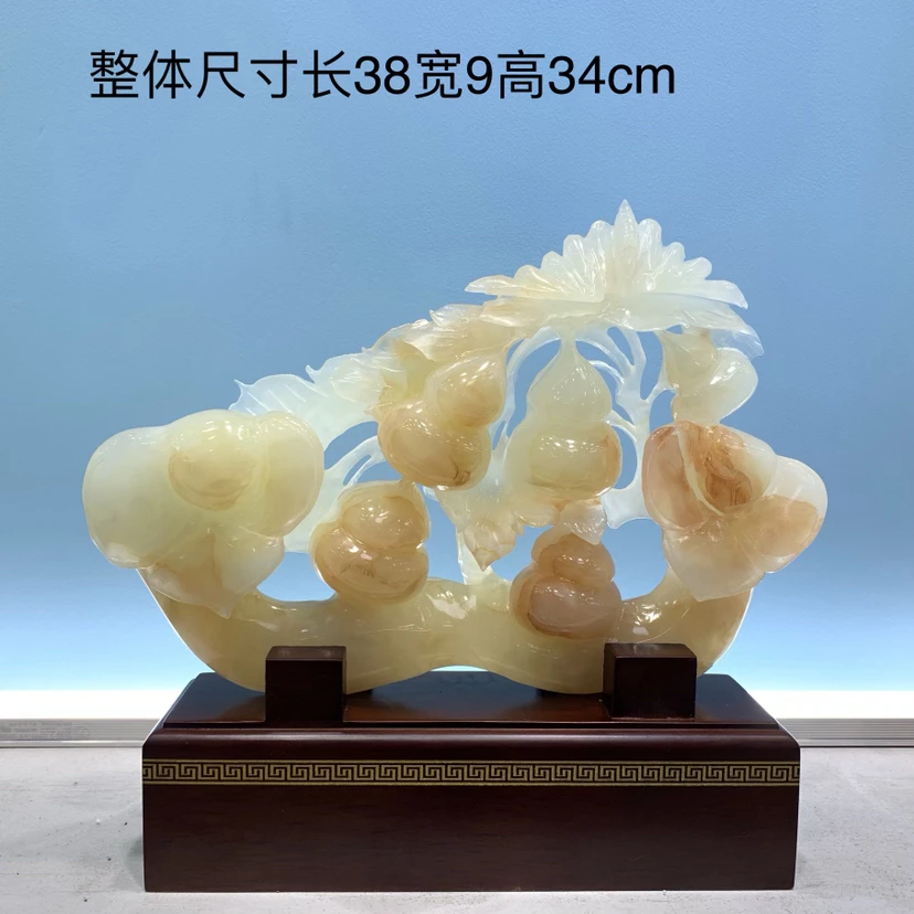 《福禄如意》家居装饰品乔迁开业送礼公司办公室客厅电视柜摆件玄关