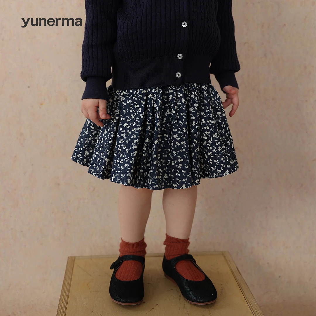 允儿妈女童春夏薄款碎花半身裙宝宝幼儿园2025洋气半裙儿童裙子潮