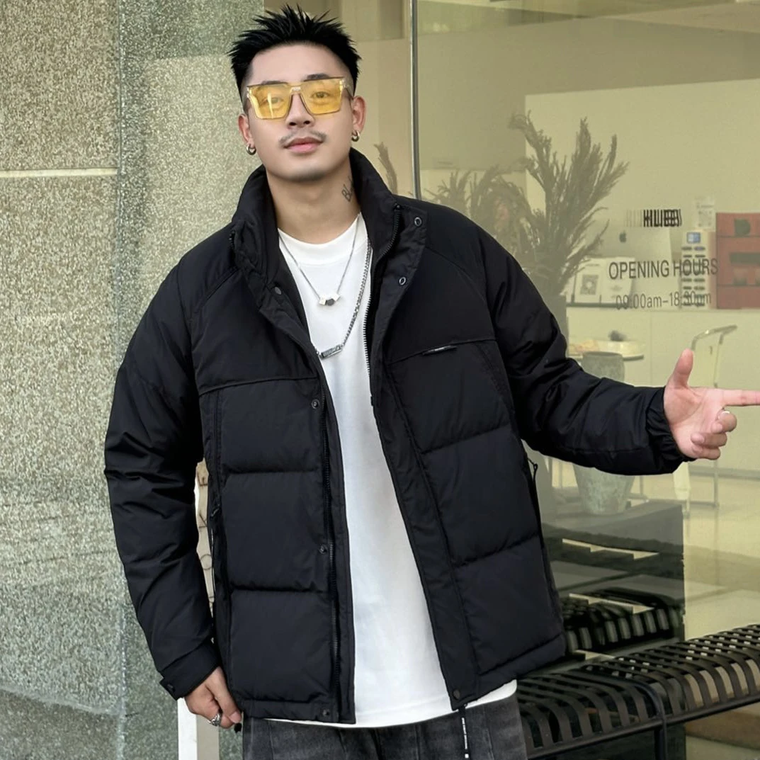 【树邦实体高品】冬季新款男士超保暖宽松外套防风扛寒百搭立领夹克