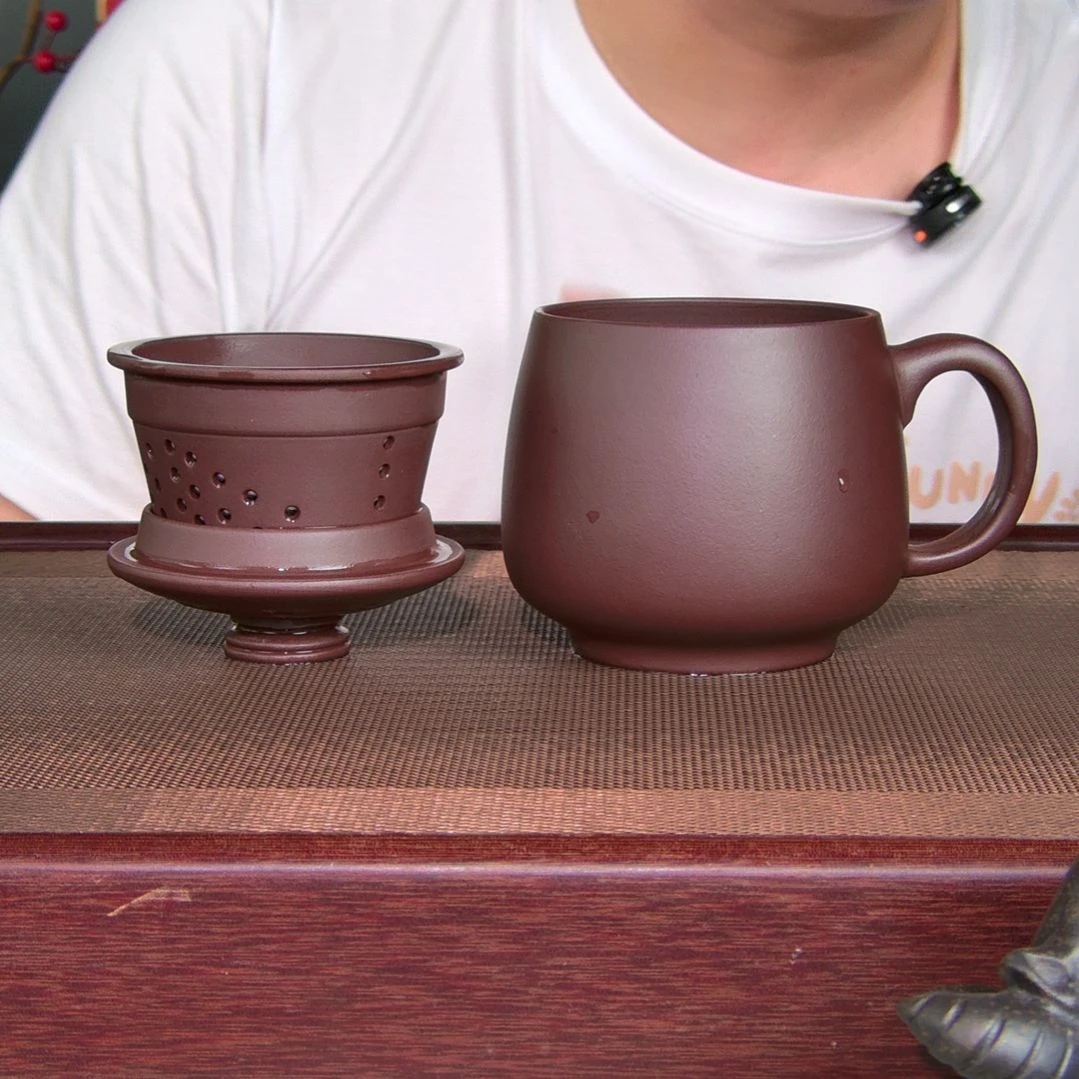 茶杯紫砂高货放漏