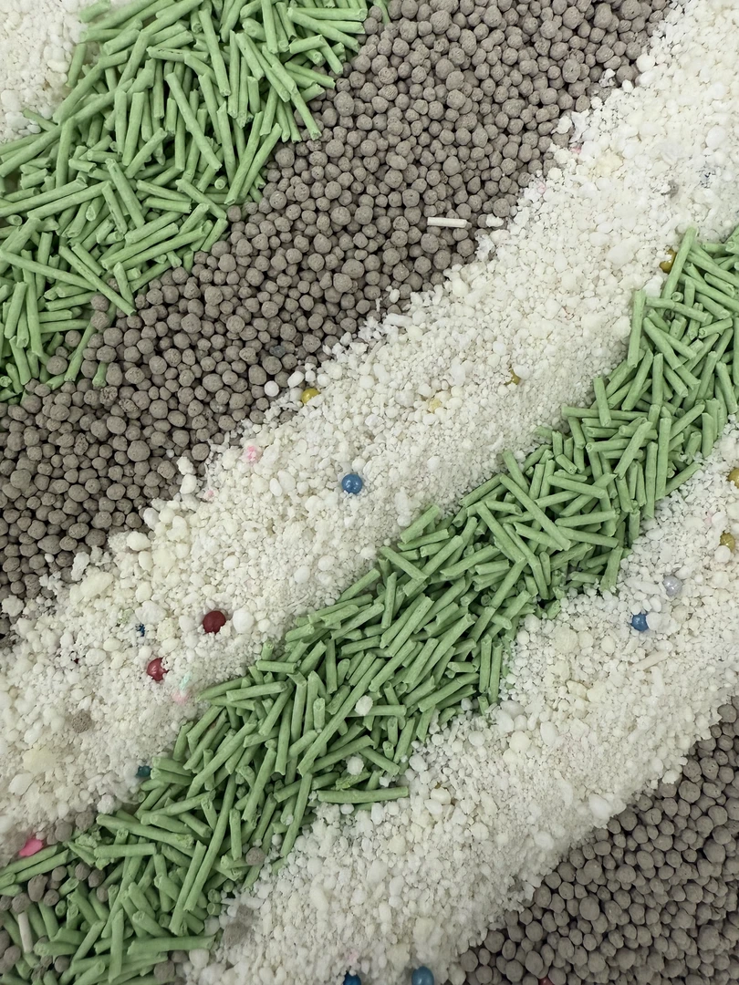 四合一木薯豆腐膨润土混合猫砂结团清香遮臭味猫咪用品【样品装】