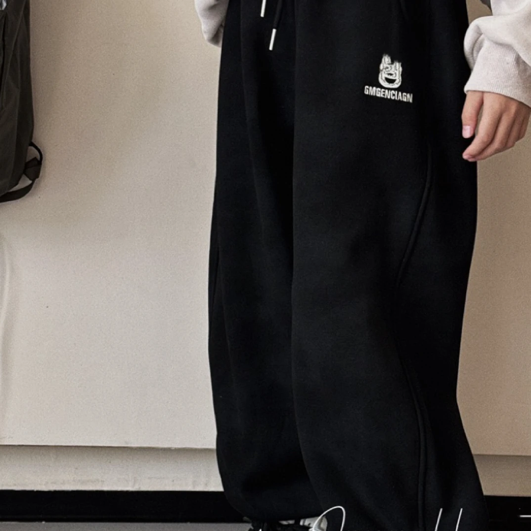 18276高端潮流时尚百搭休闲童装加绒休闲卫裤B5-5-2/灰B5-1-4