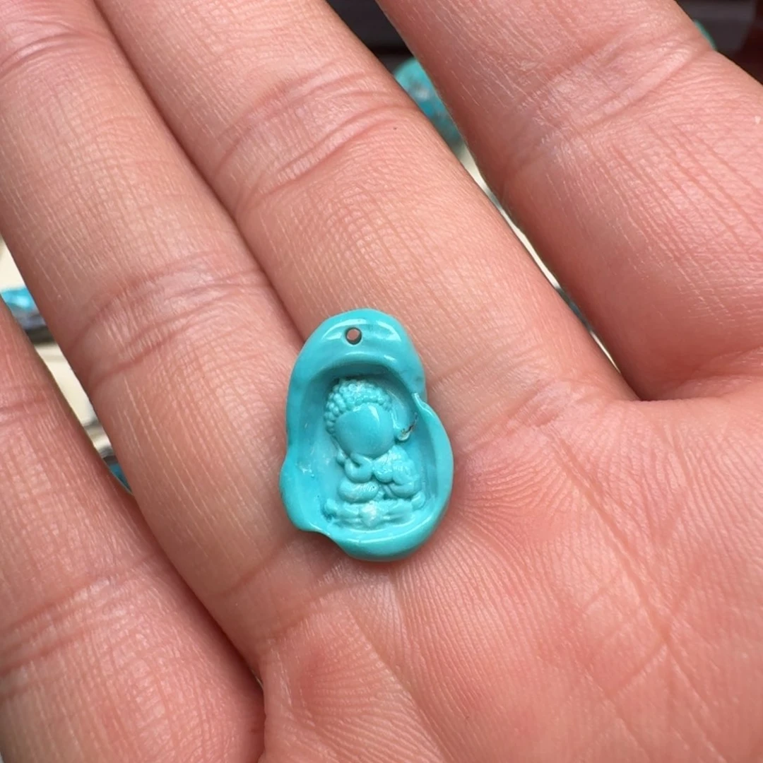 绿松石珠宝奇石未镶嵌