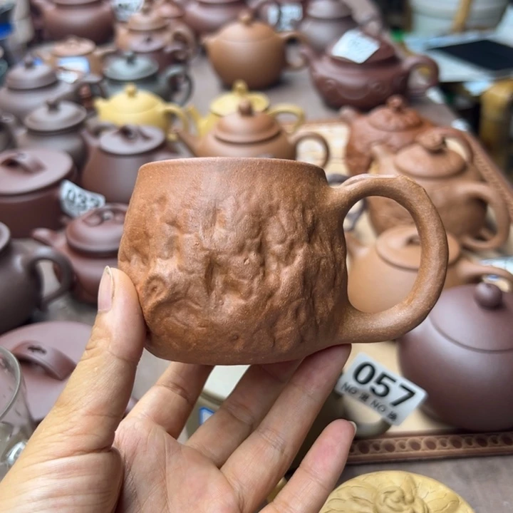 茶壶紫砂降坡泥半手160