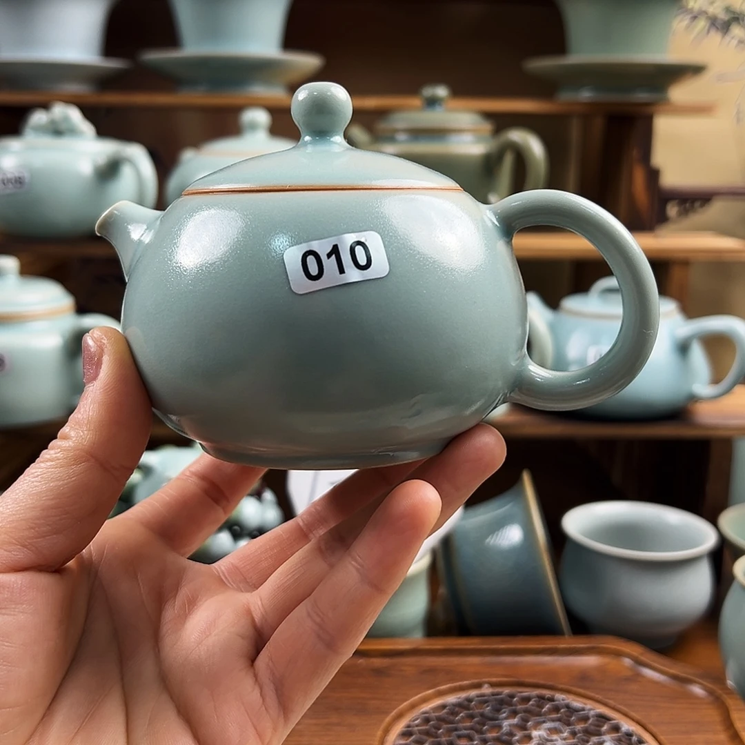 仿古釉西施壶手工省工老师