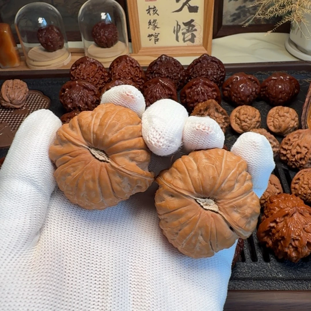 小***明吊坠文玩核桃44全品南瓜