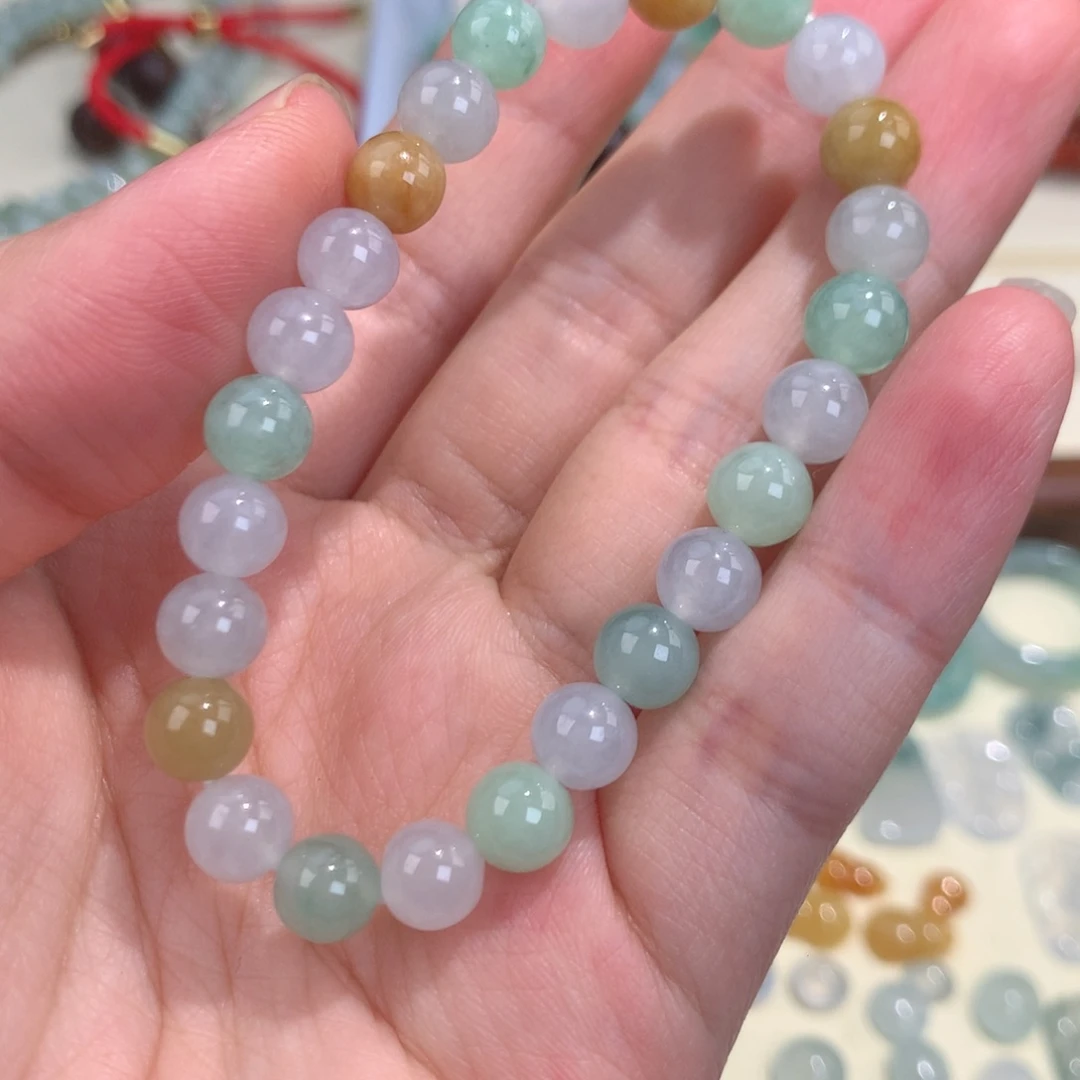 翡翠散珠翡翠多宝珠卡6➕