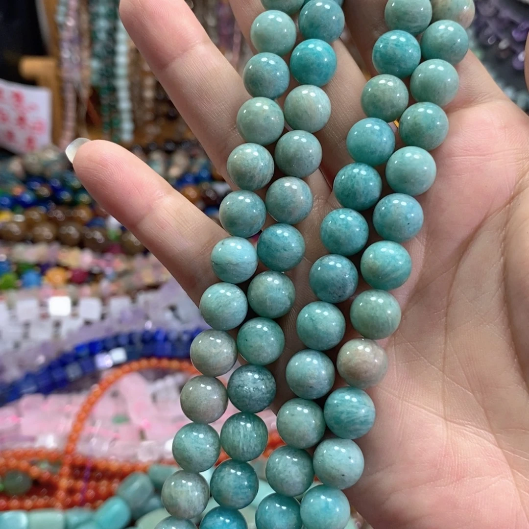 未镶嵌玛瑙/玉髓珠宝半成品天然天河一条卡10mm