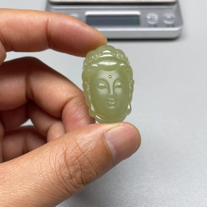 和田玉吊坠(不含链)未镶嵌人*众