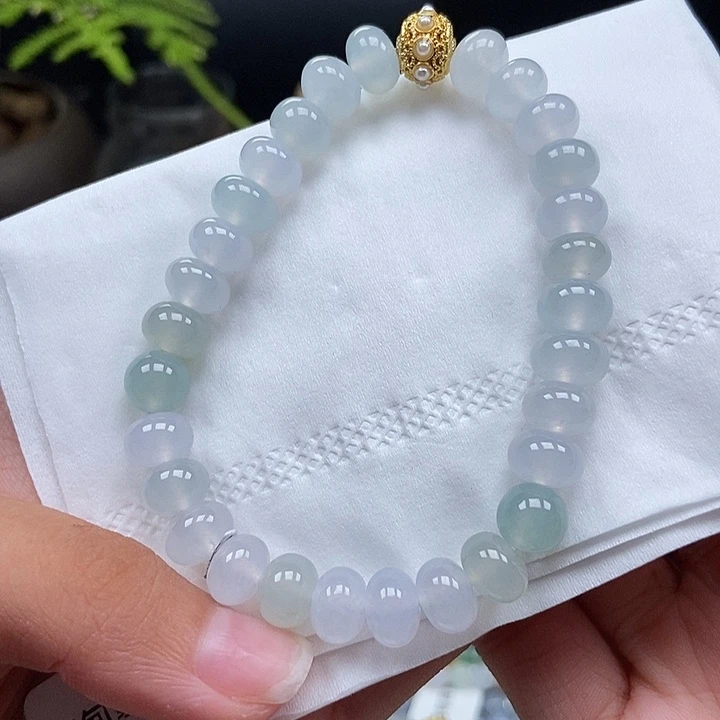 翡翠挂件未镶嵌闲***昏珠链