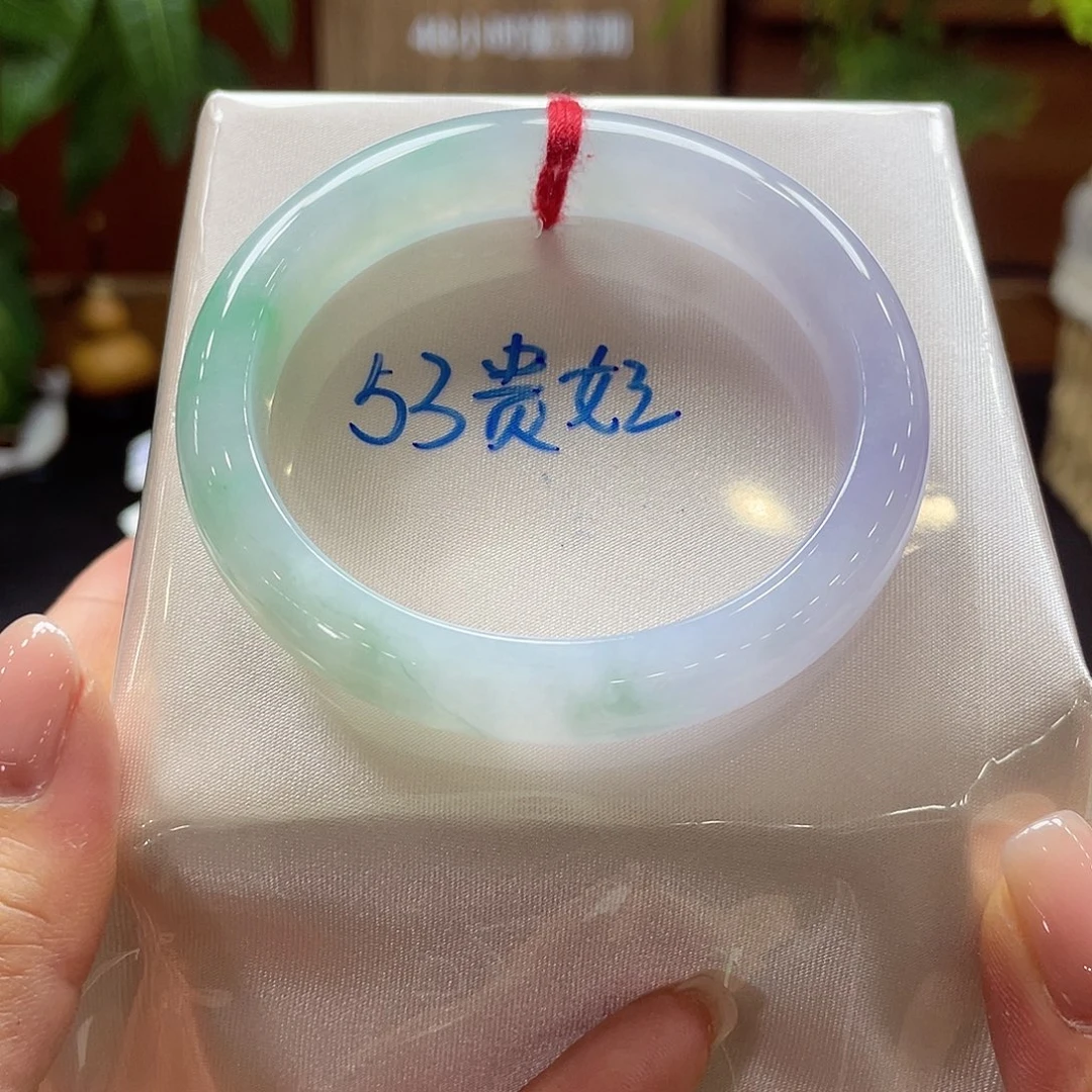 翡翠未镶嵌手镯17 号链接