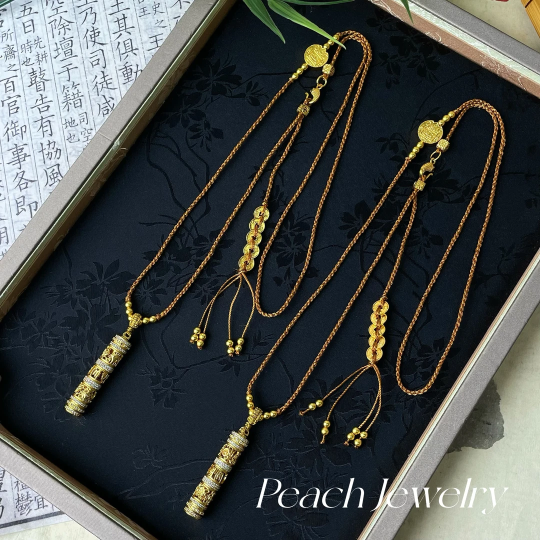 非金属仿水晶项链 预售 八宝随身佛锆石项链 T-JR05 多样性发一