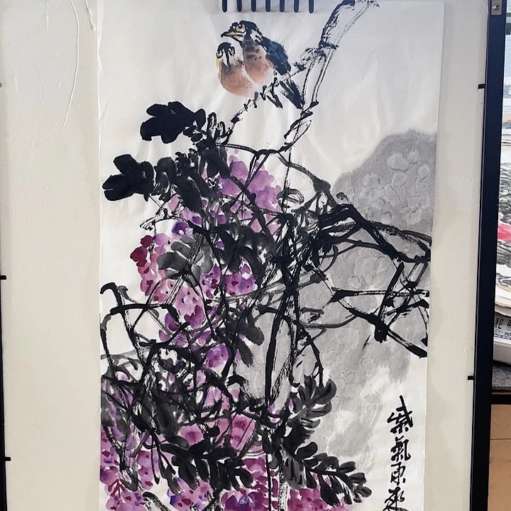 国画张圣敏先生纯手绘作品