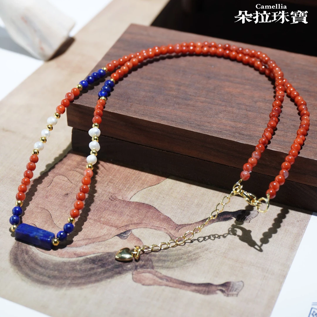 人间山茶 3087 南红项链 多样性发其一