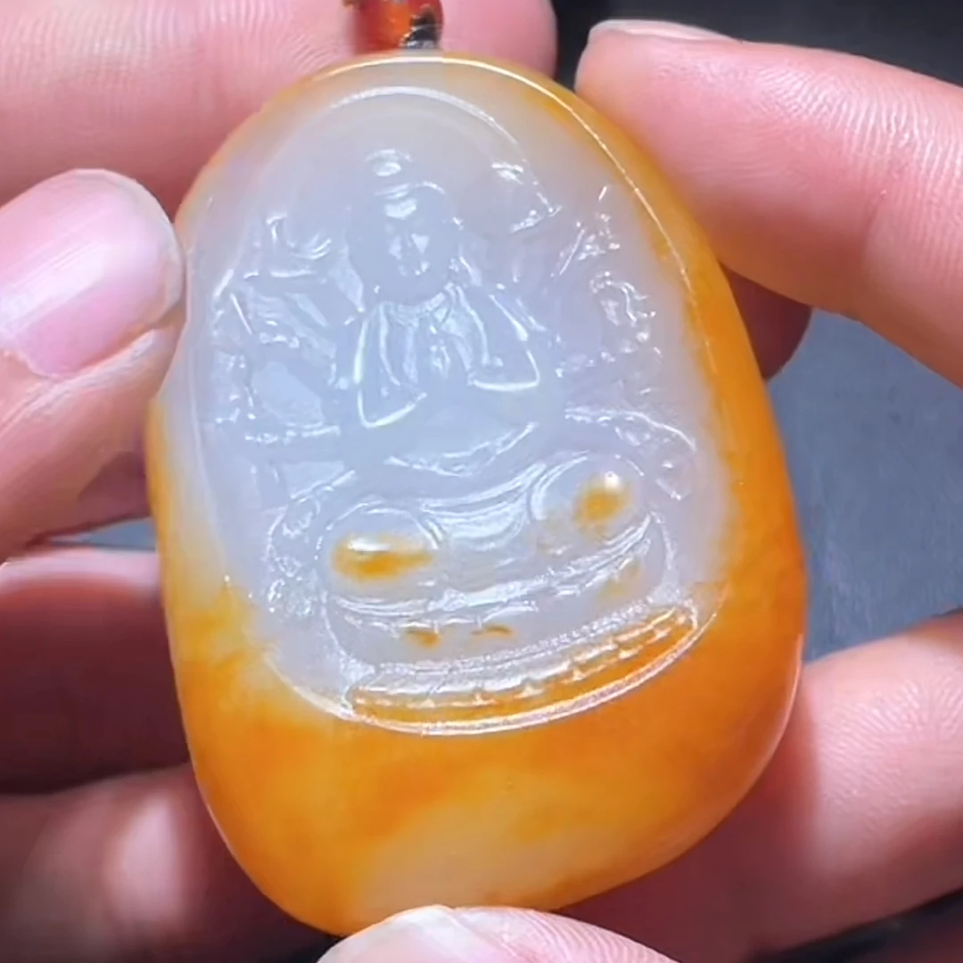 和田玉玉石挂件 d1230拍一发一