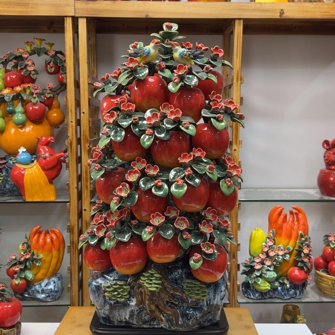 W***M陶瓷富贵平安高75送底座