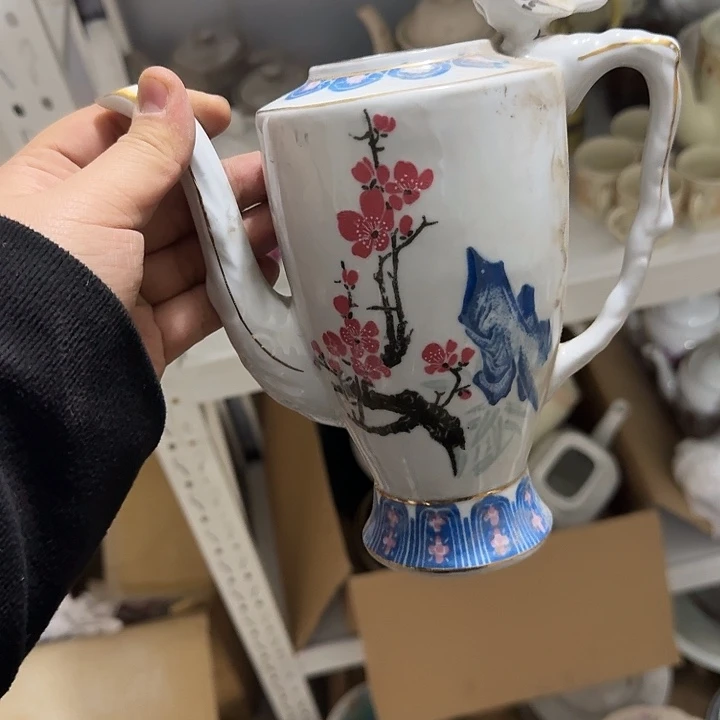 茶盏没盖子鸟鸣湖