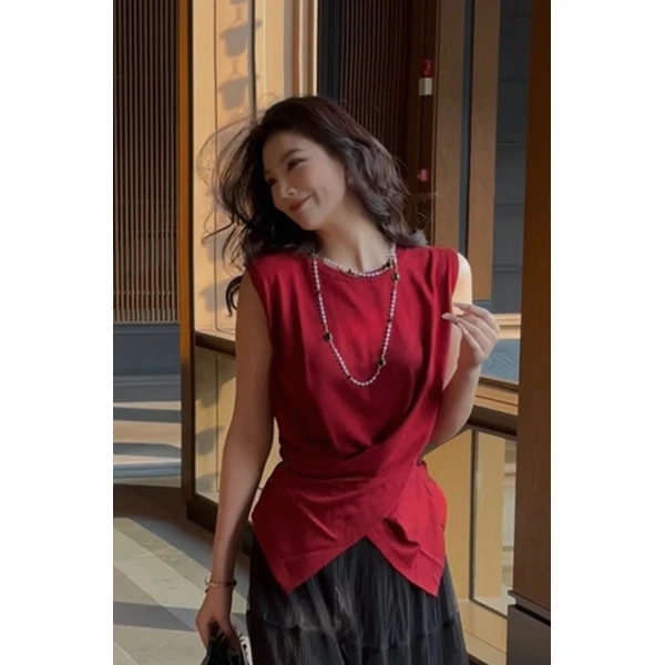 【BAMAY】2025春季新款女V领百搭休闲纯色针织衫BM251XS001LP