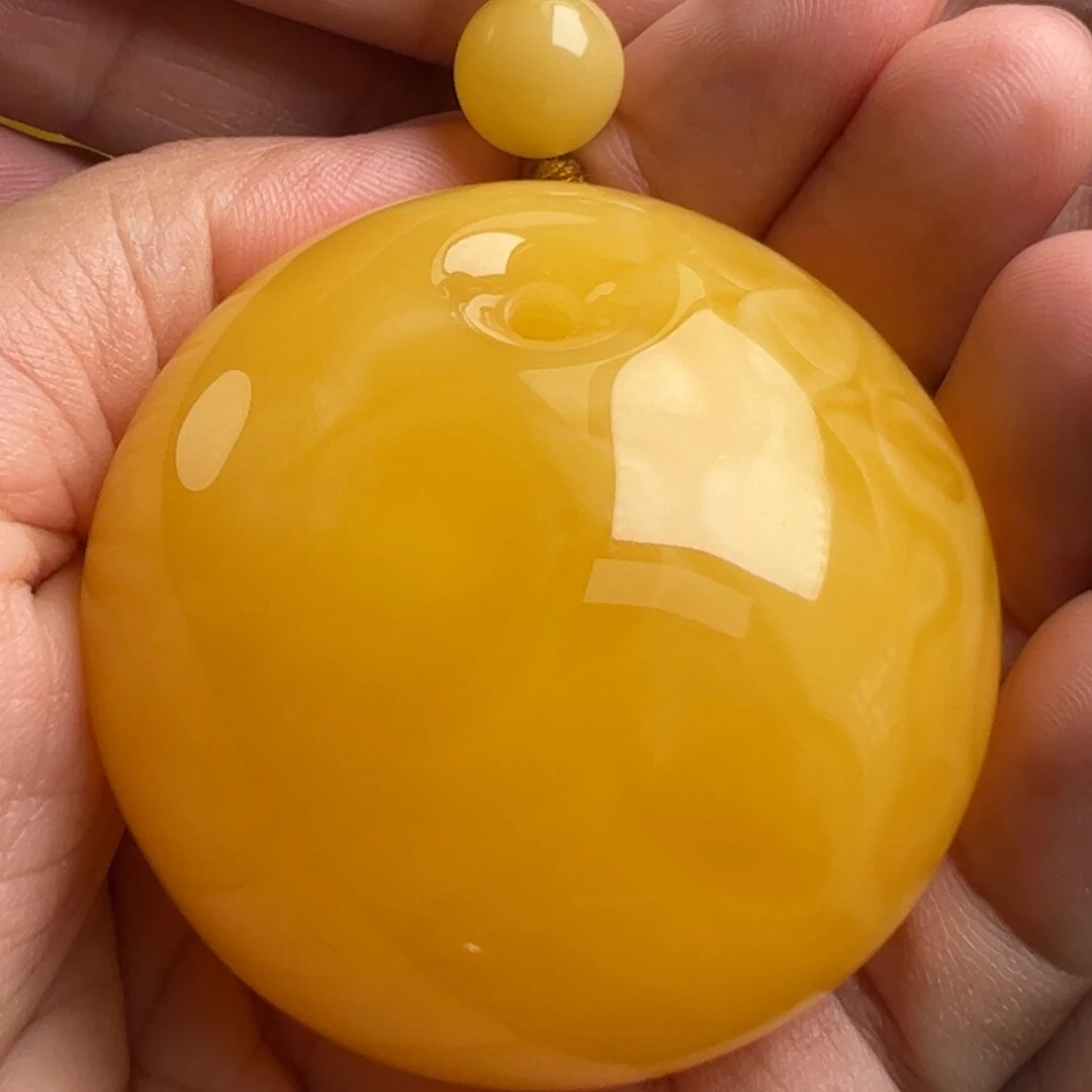 蜜蜡未镶嵌毛衣链无优化无烤色无补胶无覆膜无辐照无煮蜜