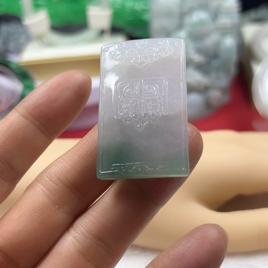 颈饰未镶嵌翡翠仿古无事牌