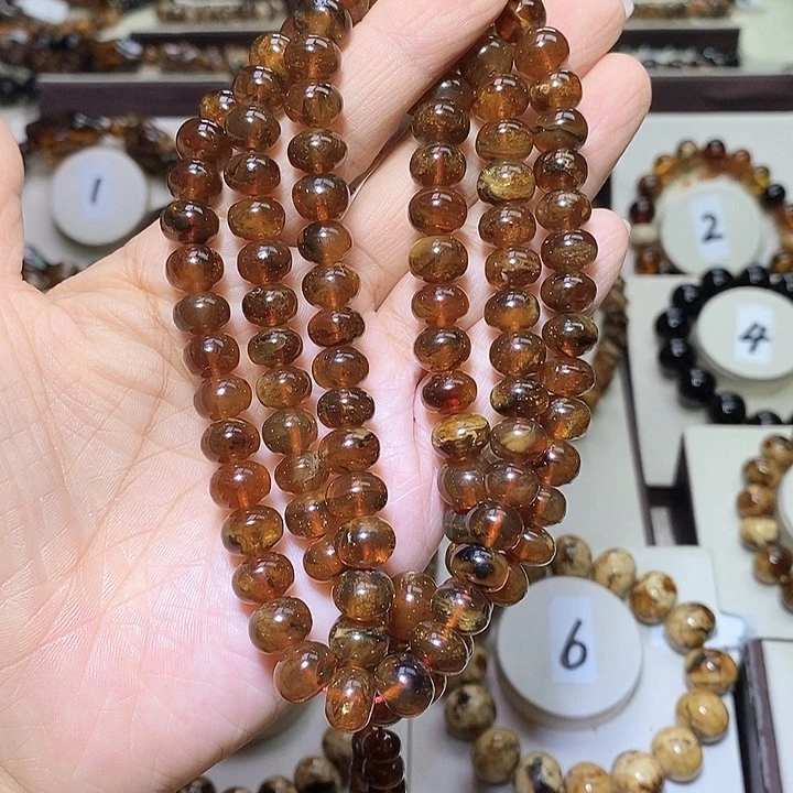 琥珀未镶嵌裸石蜜蜡9m