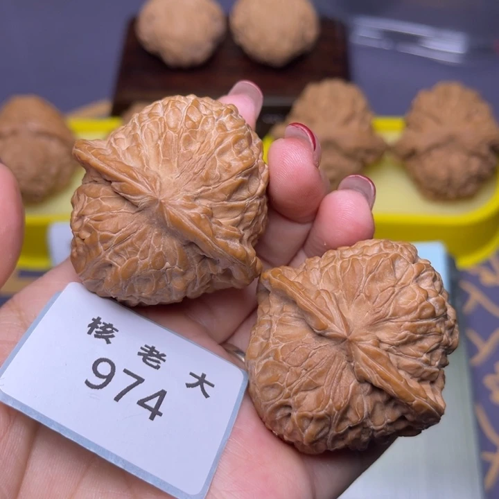 文玩核桃把件南瓜44.974 52克