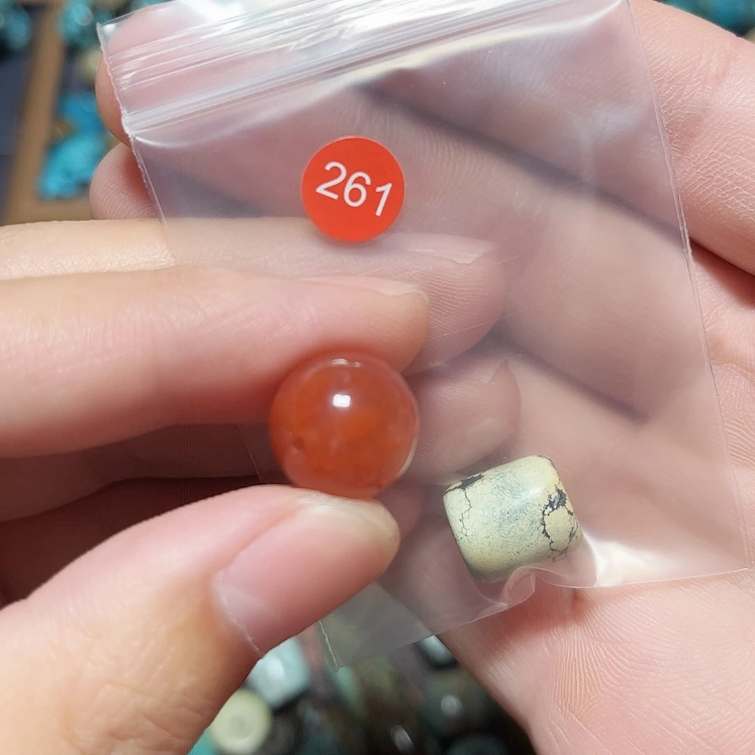 o***o玛瑙/玉髓未镶嵌圆珠桶珠老型手串！！