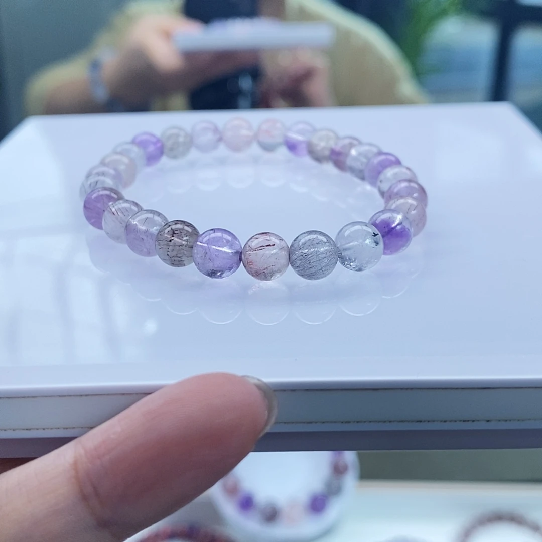 水晶未镶嵌手链仙女超7m+多样性发一
