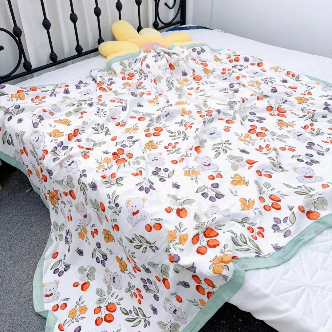 【J】A类四层竹棉竹纤维凉感盖毯150*200