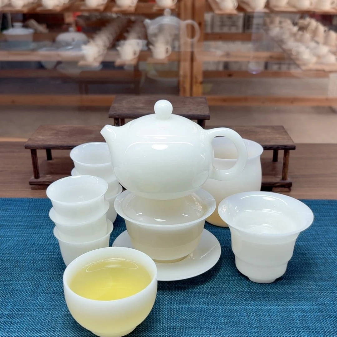 璞玉冰种玉瓷茶具工厂