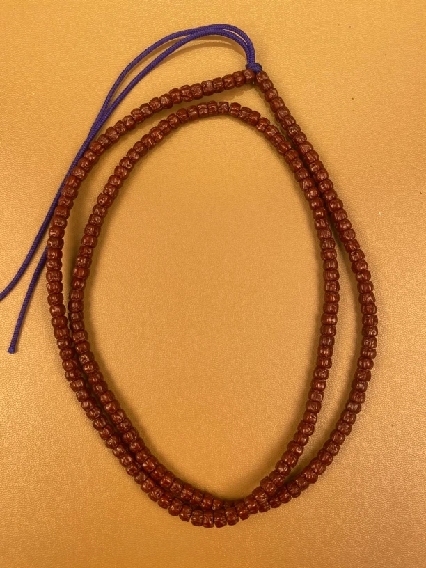 藏式玉化龙切佛手5mm金刚108