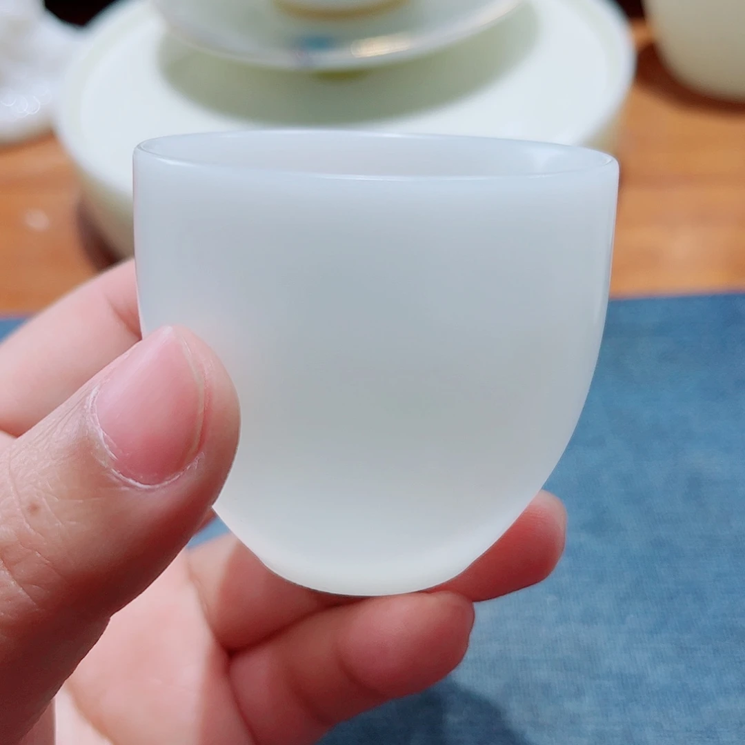 陶瓷6个素烧璞玉55ccccc
