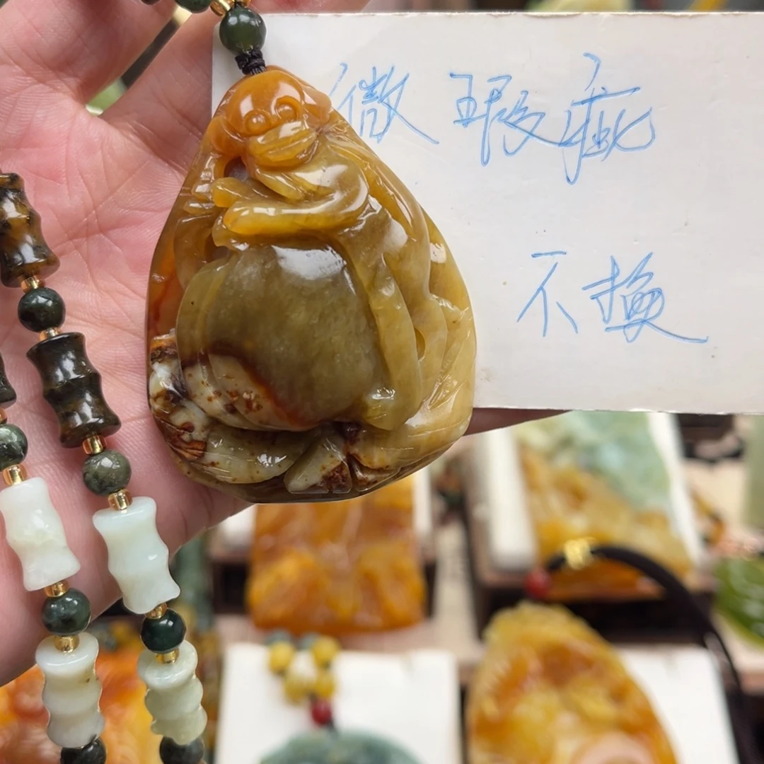 未镶嵌岫玉挂件挂件
