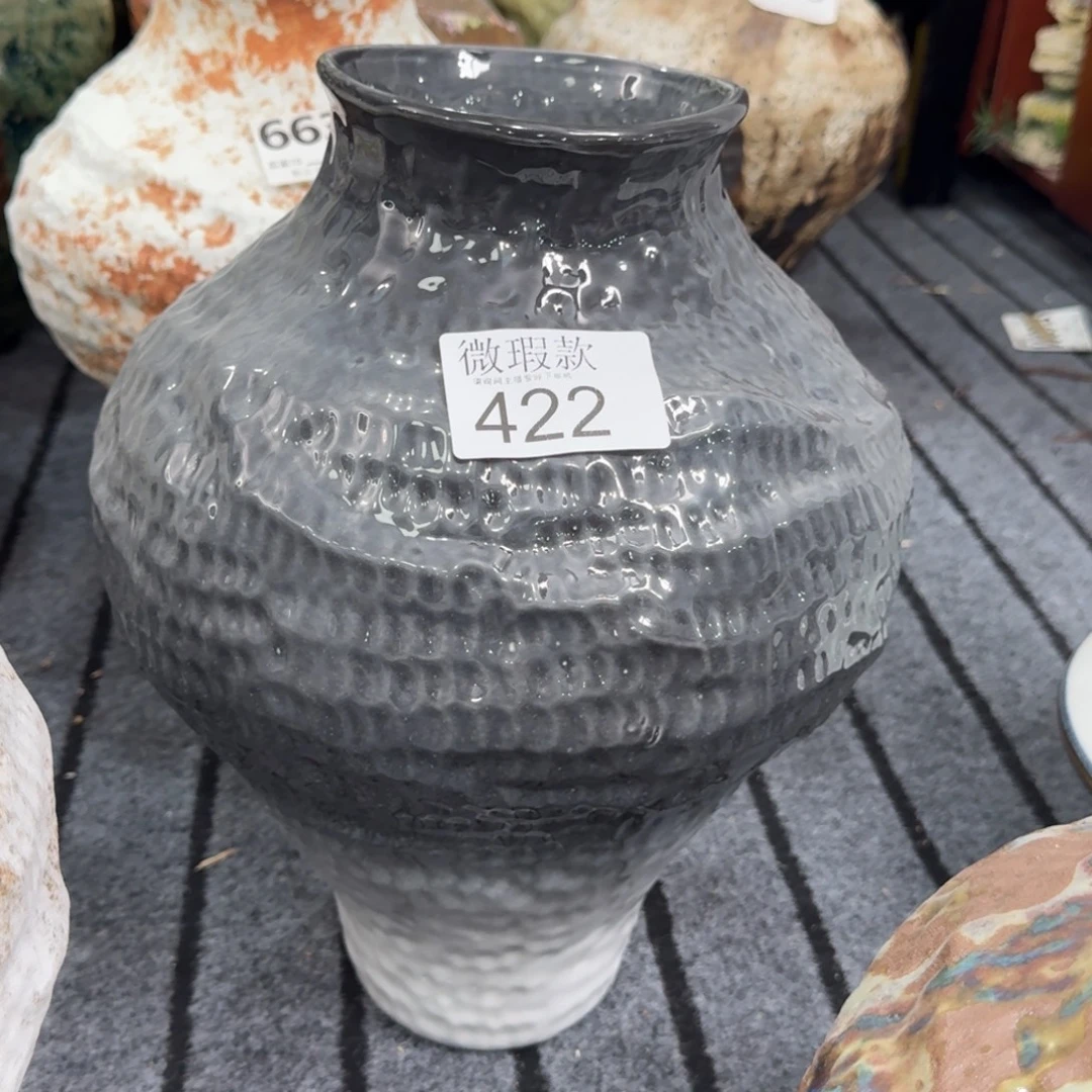 凯***到摆件景德镇高温花瓶编码422高35口11默认无孔