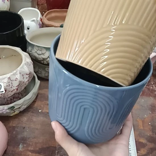 陶瓷花盆凑满12发货