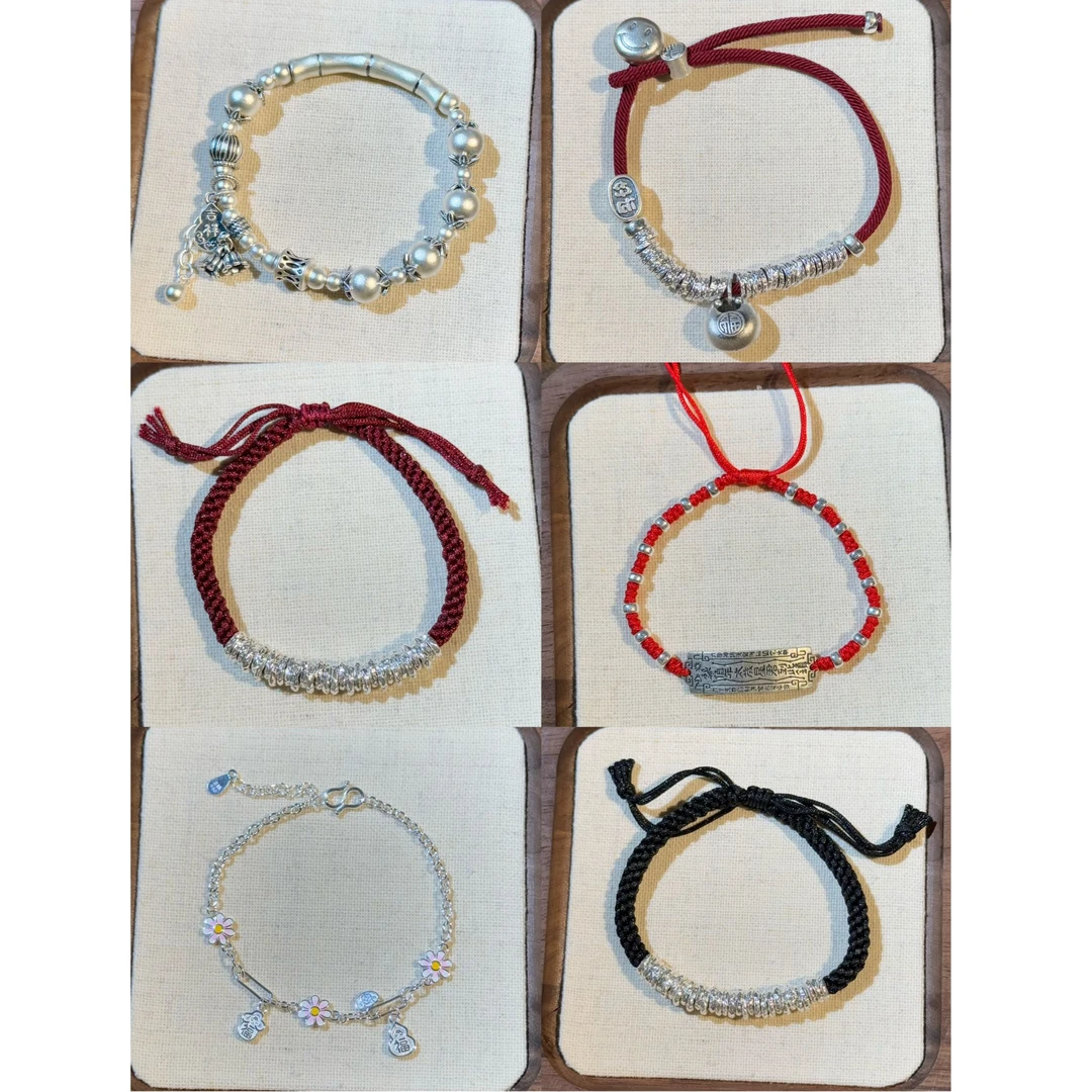 顺钦银楼 925银手链 【手链合集三】时尚百搭精致手链新年礼物