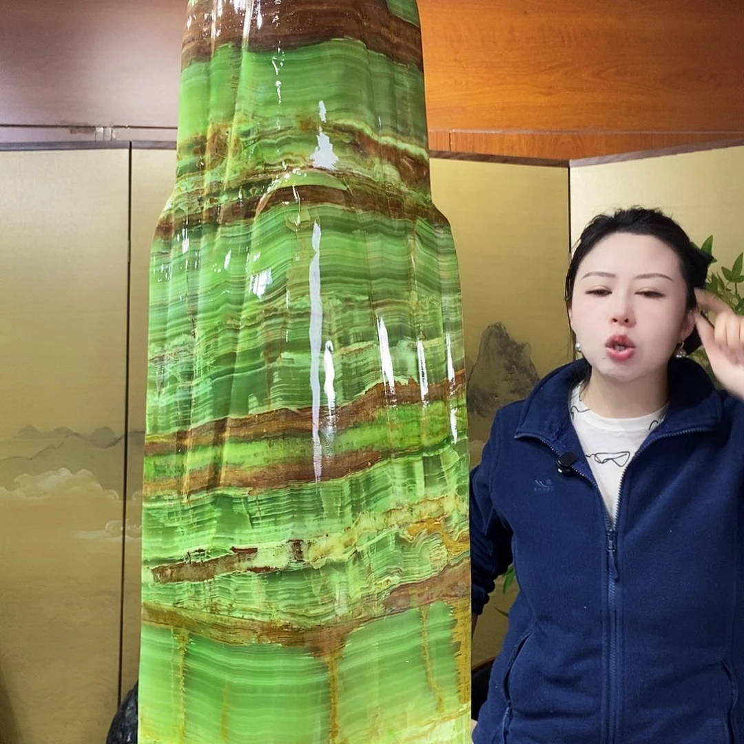 石材山水画作品摆件