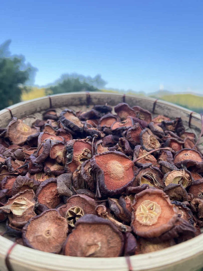 农家自晒山楂干（可煲红枣）