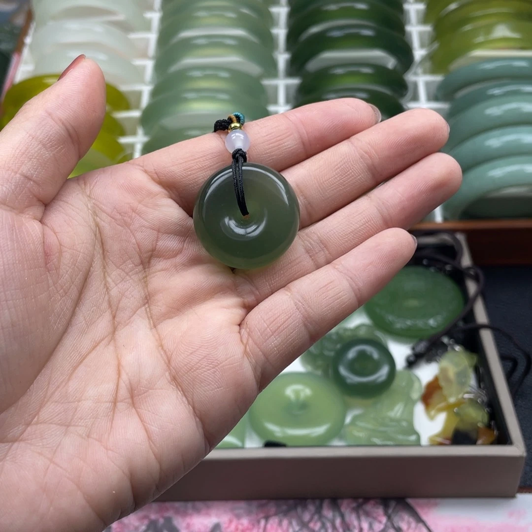 未镶嵌蛇纹石玉手镯夏**气
