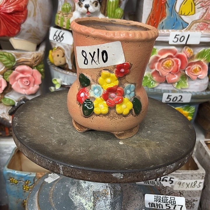 粗陶材质多肉花盆