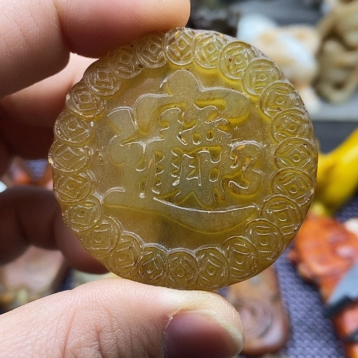 未镶嵌蛇纹石玉颈饰