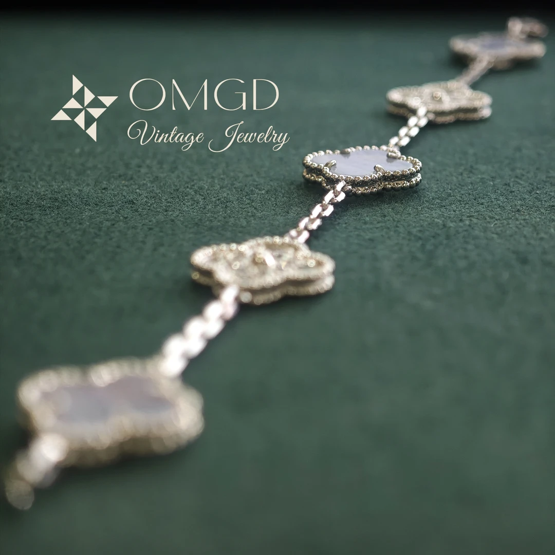 铜合金合成锆石手链 【A1006-2】紫色微镶手链 轻奢时尚设计款-ZSC