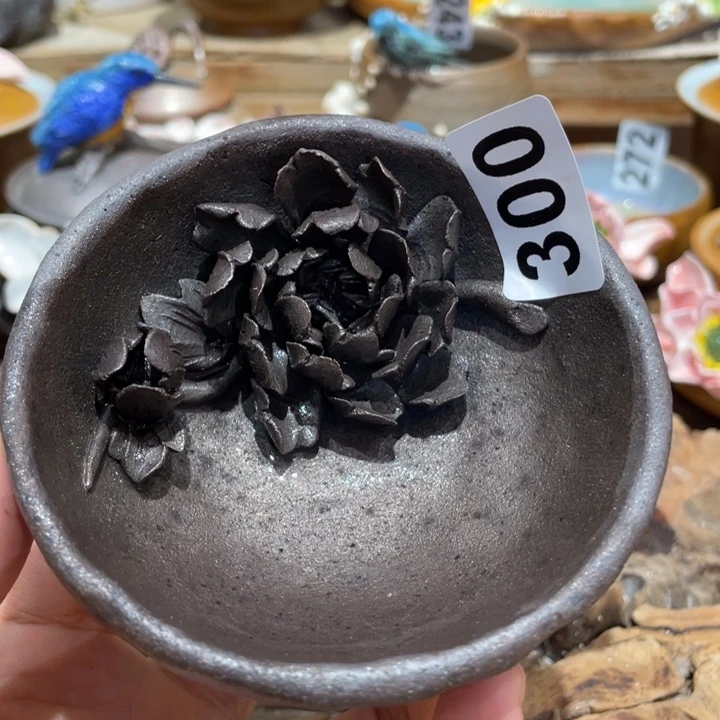 手工制作陶瓷茶具茶杯青蛙
