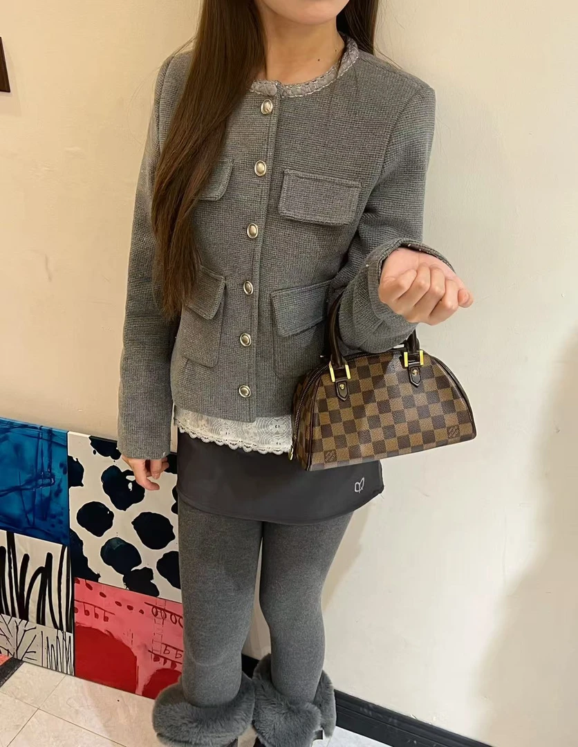 95新 LouisVuitton/路易威登 棕棋盘格元宝包