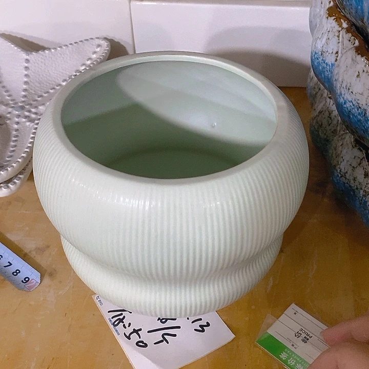 摆件多肉瑕疵盆有孔